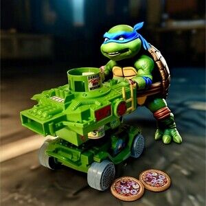 TMNT: “Pizza Thrower” (Playmates: Teenage Mutant Ninja Turtles, 1991)